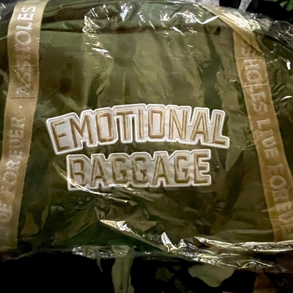 NWT ALF Duffle Bag! In Olive Green and Gold!